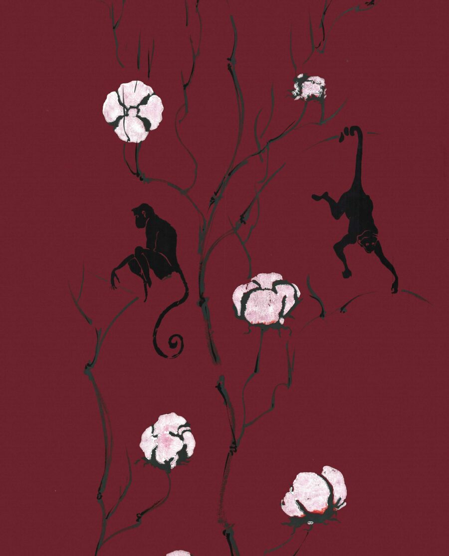 11004 Singes et Coton MOTIF